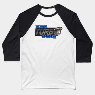 Tom's Turbo Garage Logo Baseball T-Shirt